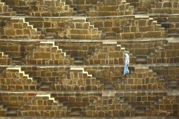 Photograph Ruzely Abdullah Chand Baori Step By Step on One Eyeland